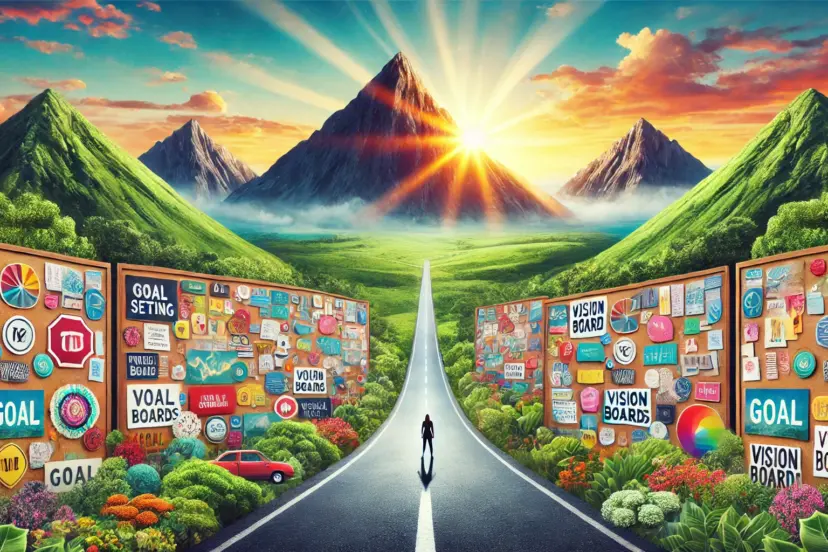 goal setting and vision boards