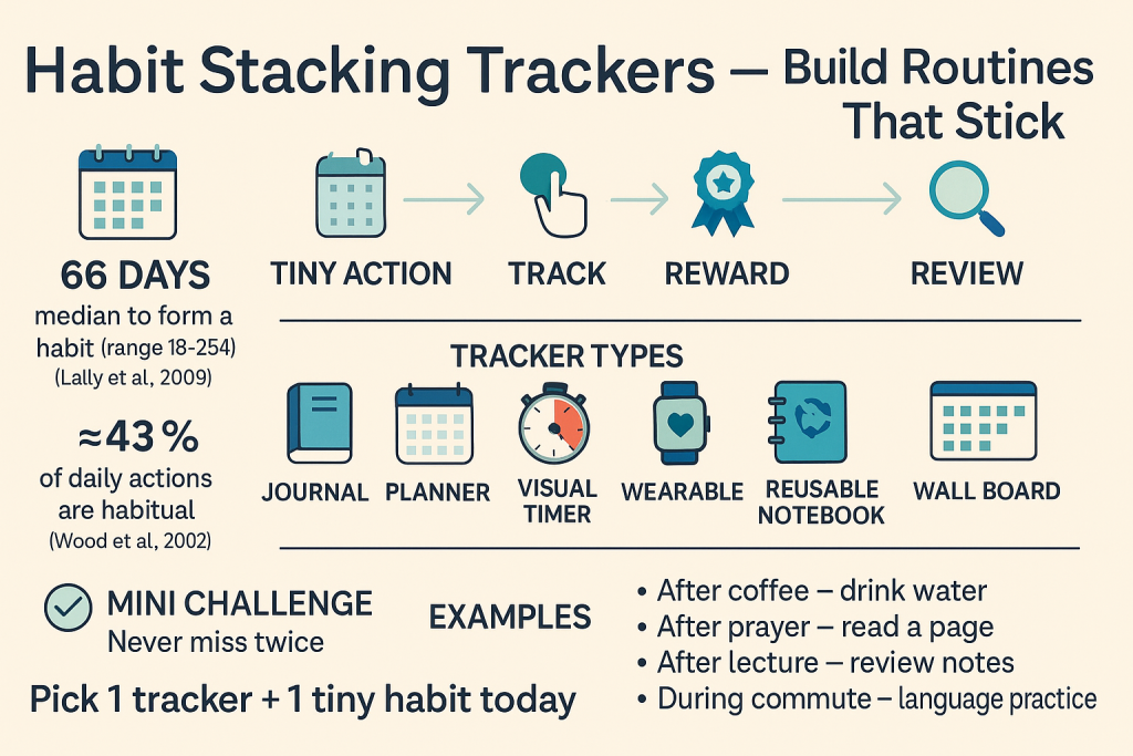 Habit Stacking Trackers