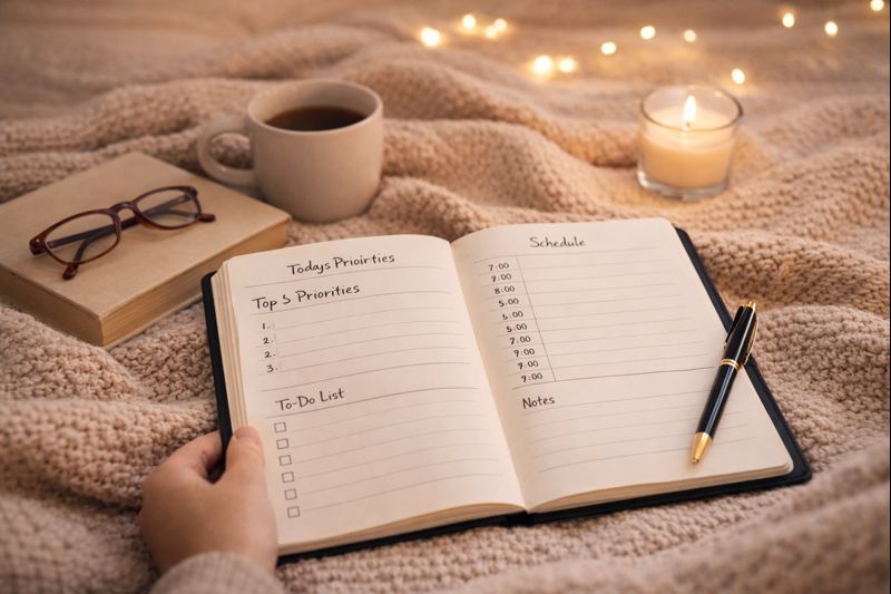 undated daily planner