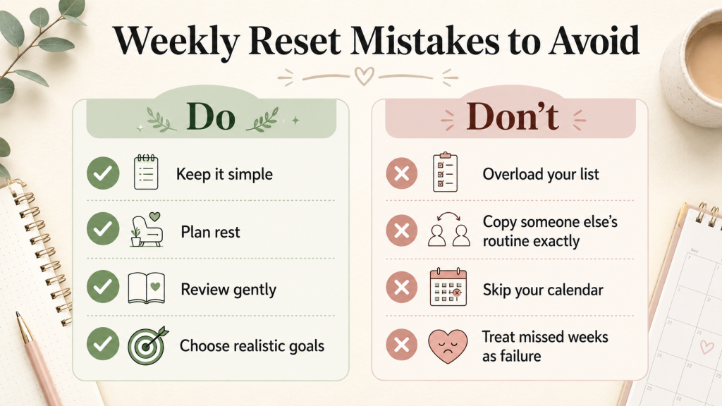 Weekly Reset Routine