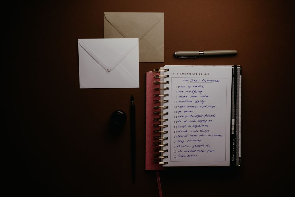 New Year’s Resolutions List