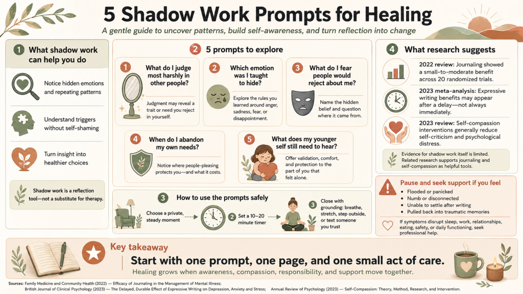 Shadow Work Prompts For Healing