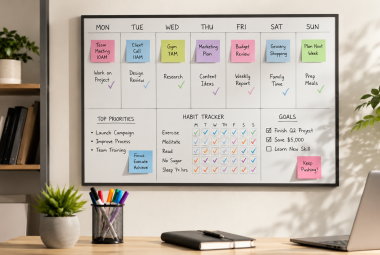 Goal-Tracking Whiteboards