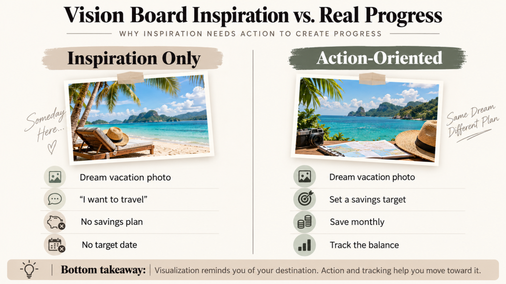 goal setting vision board